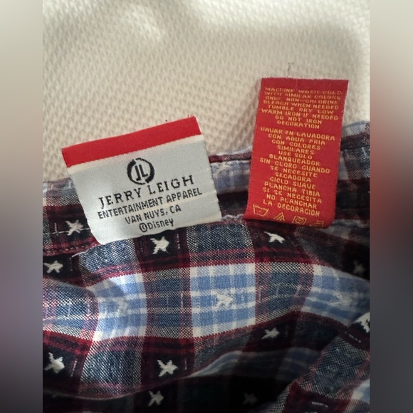 Disney Jerry Leigh Blue and Red Plaid Shirt size 22W/24W - Picture 16 of 16